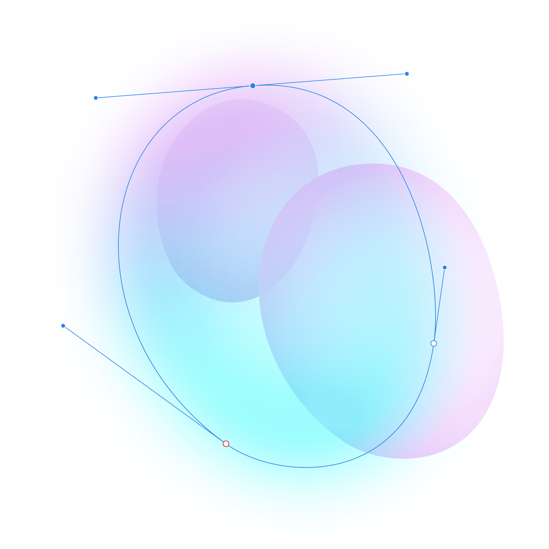 Affinity Designer Gradient and Wineglass tool